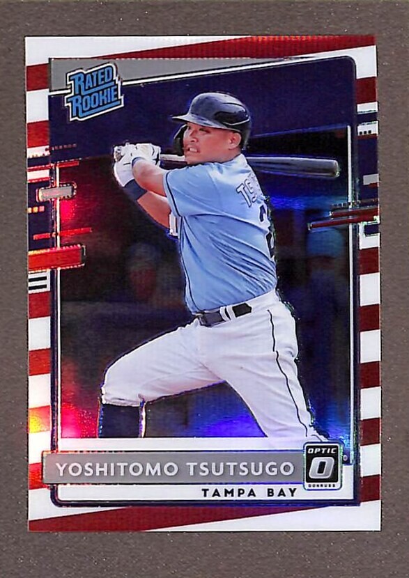 2020 Donruss Optic Choice Freedom Prizm #61 Yoshi Tsutsugo