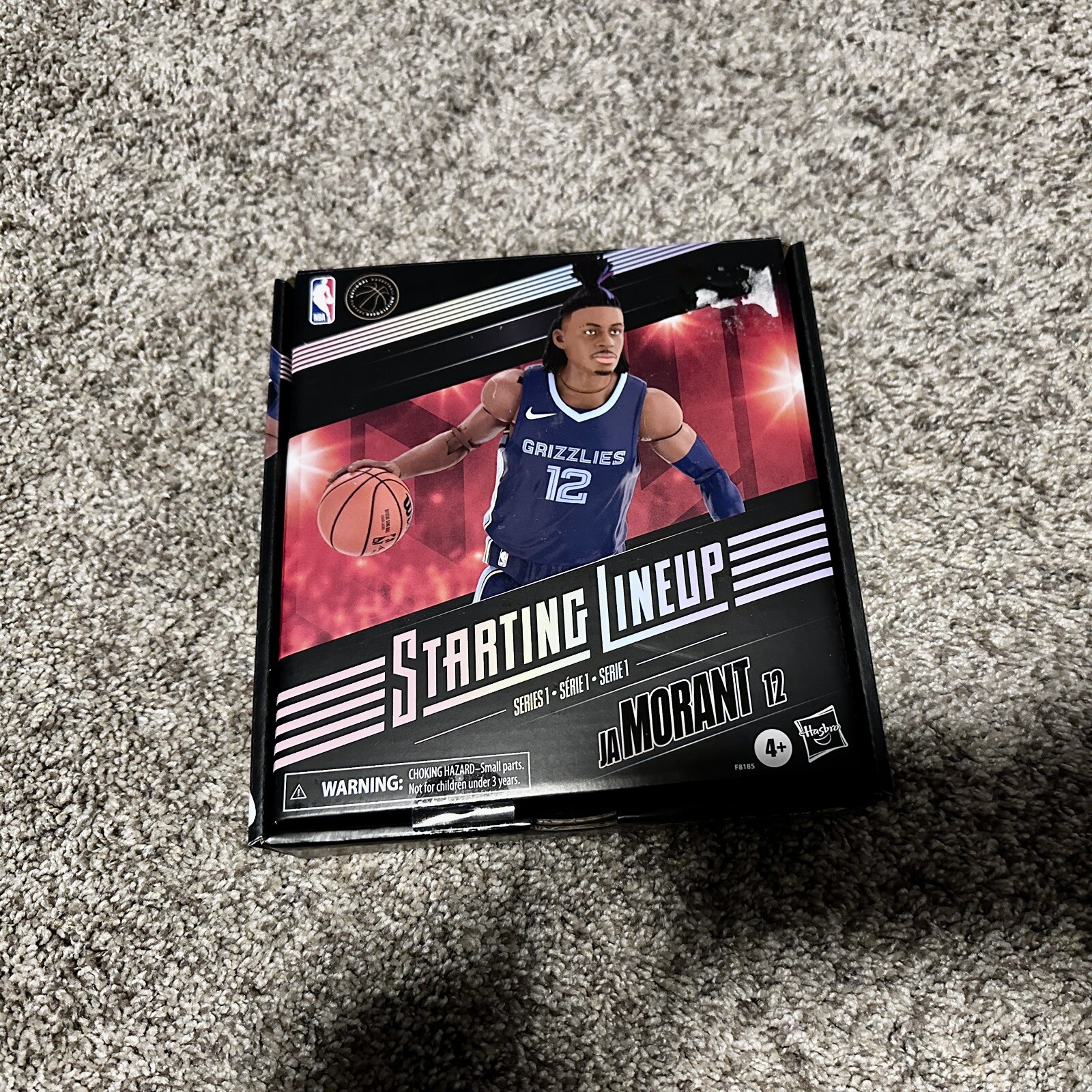 NBA Starting Lineup Ja Morant 6-inch Figure series 1 Grizzlies Hasbro W/NBA Card