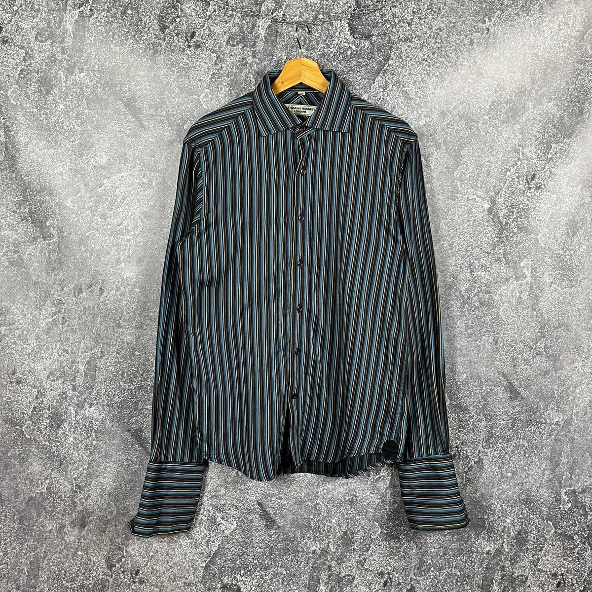 Katharine Hamnett London Vintage Striped Shirt Button Up