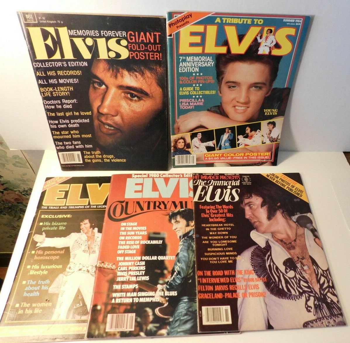 ELVIS PRESLEY 特集雑誌セット Elvis Presley magazine lot 14