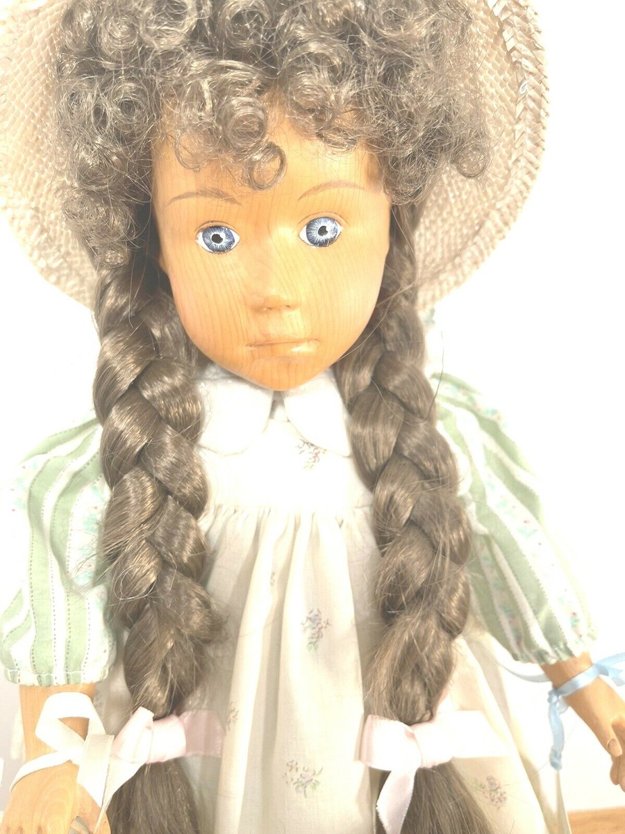 Vintage 1990 Beautifully Handcrafted Zasan Wood Doll | eBay