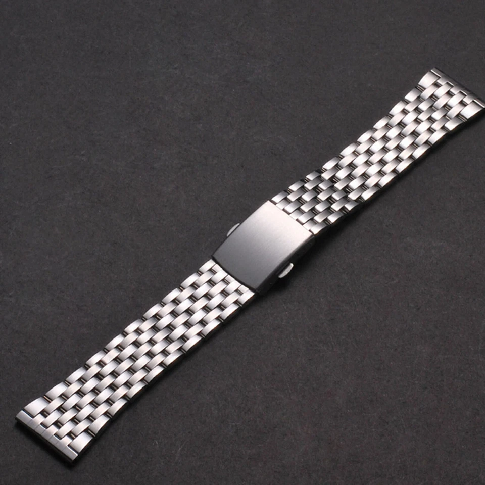 Cinturino in acciaio inossidabile Cinturino in argento cinturino 22MM - Immagine 4 di 4