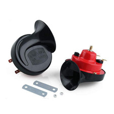 2x Juego de Caracoles Aire Bocina Coche 12V Fuerte Doble Dos Tonos Accesorios Coche Camión Accesorio