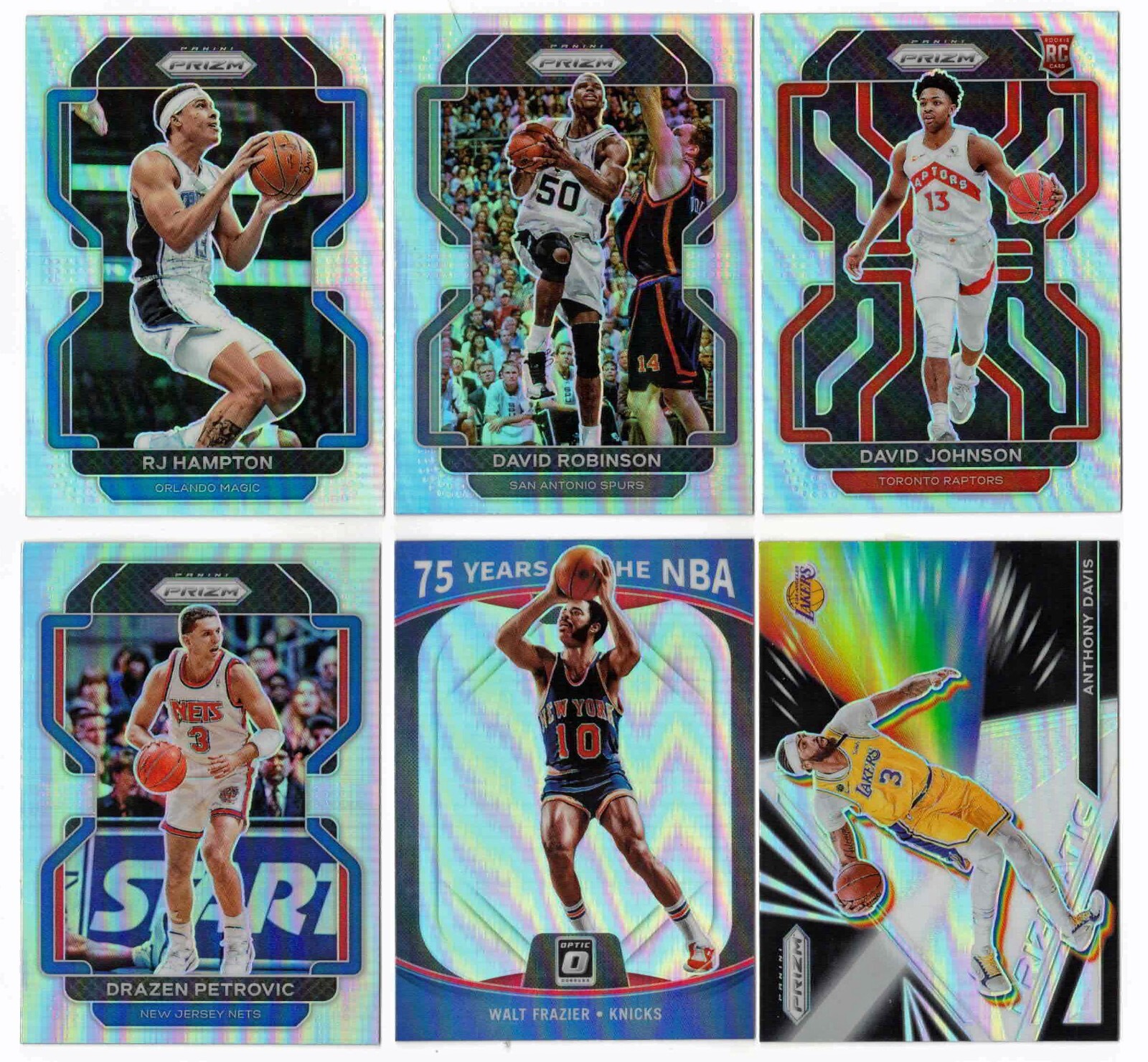 2021-22 PRIZM Silver+Green+Red/White/Blue+Hyper+75th+Ice+Purple Wave YOU PICK!