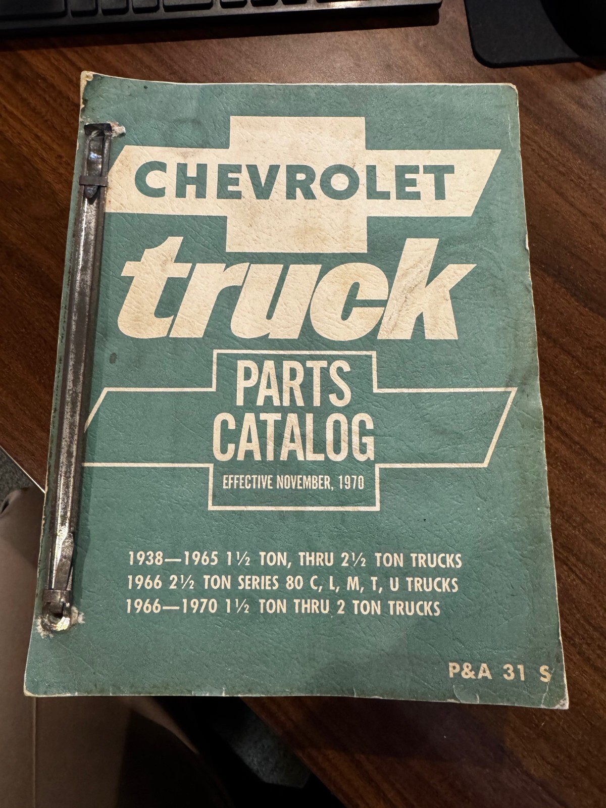 Original Chevrolet Truck Parts Catalog 1938-1965 1 1/2 Ton-2 1/2 Tons 1966 2 1/2