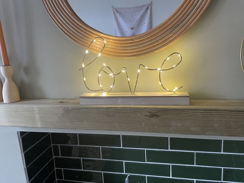 Wire Light Up “Love” Sign Light Decoration - Home, Weddings, Engagement Decor - Picture 3 of 6