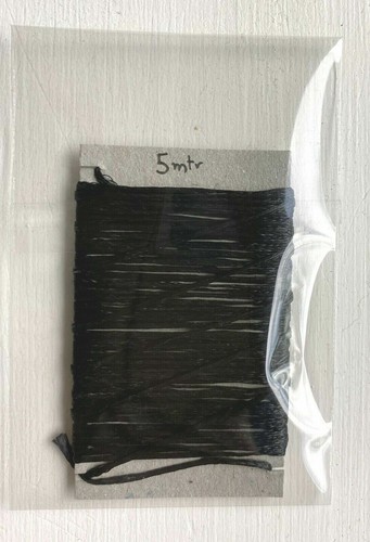 Wax Thread 1mm thickness. 5 metre section. Heavy duty. BLACK, WHITE or BROWN - Picture 15 of 19