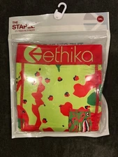  Ethika Men’s Boxer Briefs - Green Camo Shark | Watermelon Camouflage Print 3XL
