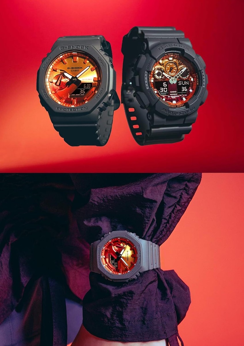 CASIO] Watch G-Shock Flame inside series GA-2100FL-8AJF Men's Gray