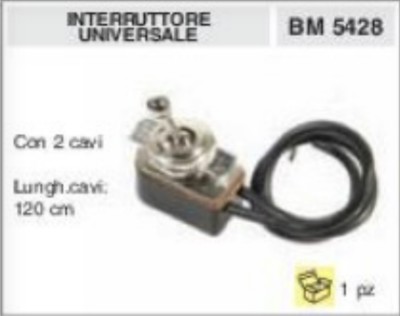 Interruttore A Levetta 4 Pin - Pulsante Accensione/Spegnimento Per