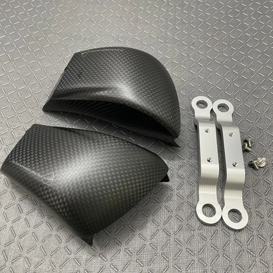 Cubierta de radiador pinza de carbono para DUCATI Diavel V4 Panigale/Streetfighter V4 S Foto 2 de 4