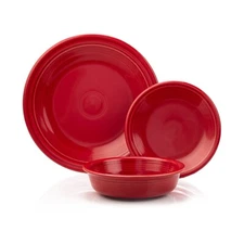 Fiesta® 3-Piece Classic Place Setting | Scarlet