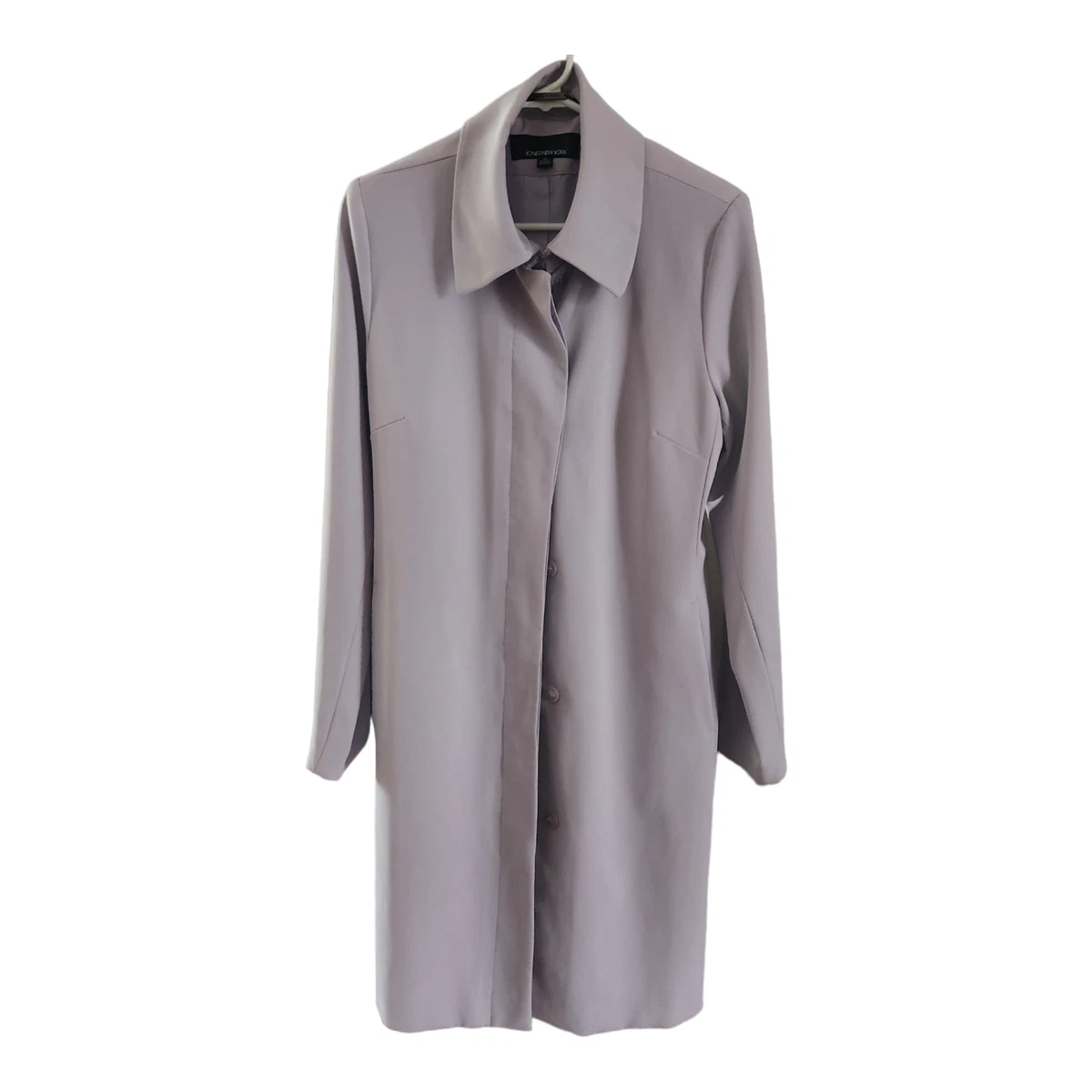 Jones New York Lined Trench Rain Work Biz Spring Dress Coat