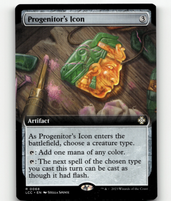 MTG Progenitor's Icon (Extended Art) 68 - The Lost Caverns of Ixalan
