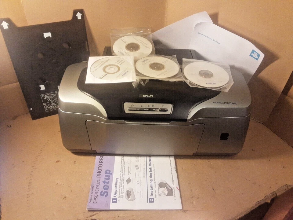 VINTAGE EPSON Stylus Photo R800 C11C550011 17 ppm 5760 x 1440 dpi InkJet Photo - Image 4 of 4