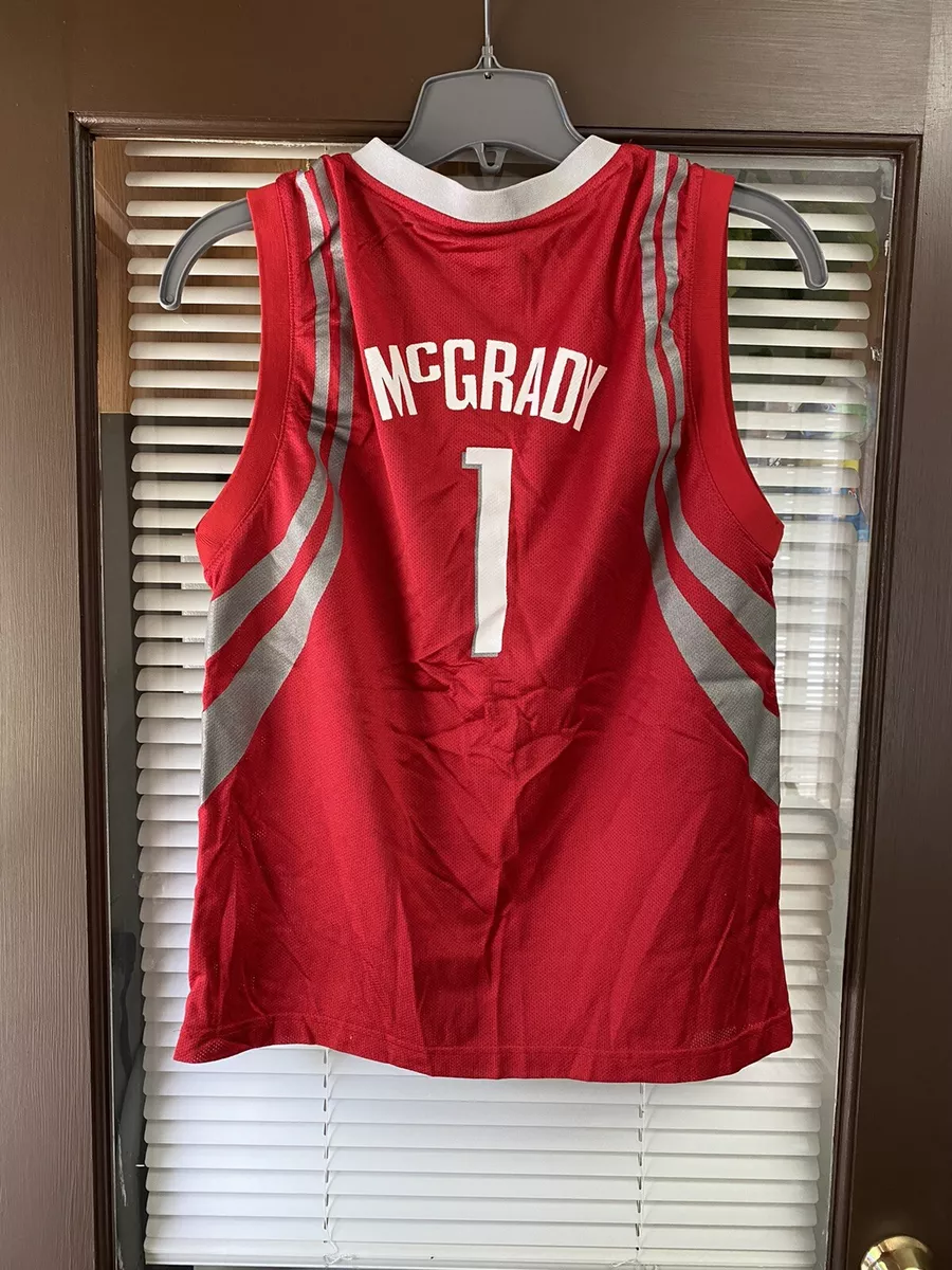 Vintage Houston Rockets Reebok Tracy Mcgrady #1 NBA Basketball Jersey Women