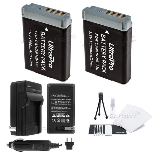 2X NB13L 1500mAh Replacement Battery + Charger for Canon PowerShot G5X G7X G9X eBay