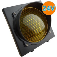 12-24VAC  18-38VDC Ampel Gelb LED | Signalampel, Verkehrsampel, Tor, Schranke