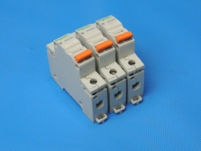 3 x Schneider Electric DCKA C25 1 Pole Circuit Breaker Inc VAT