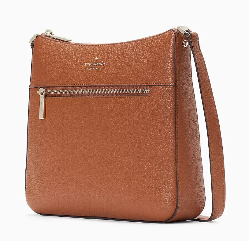 NWB Kate Spade Leila Swingpack Crossbody Brown Leather Purse NWB Kate Spade Leila Swingpack Crossbody Brown Leather Purse