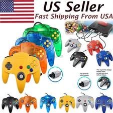 Classic N64 Controllers Wired Gamepad Joystick For Nintendo 64 N64 Video Games