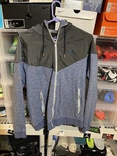 Mens Nike Winbreaker Fleece Hoodie Size Large Navy