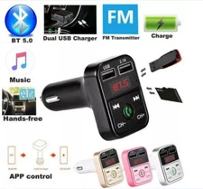 Car FM Transmitter Radio Adapter Wireless For Playing Phone Music in Old Car