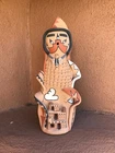 Jemez Pueblo Pottery Harvest Storyteller Figurine Artist E. Fragua Tsosie e12