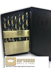 44150 Norseman / Viking SP-29 29 Piece Drill Bit Set Jobber Length Set NEW