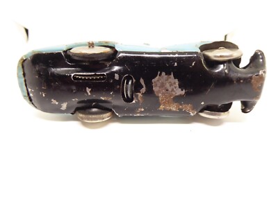Schuco Mirako 1001 1935 Allemagne - Jouet Tôle Bleu - Moteur Fonctionnel