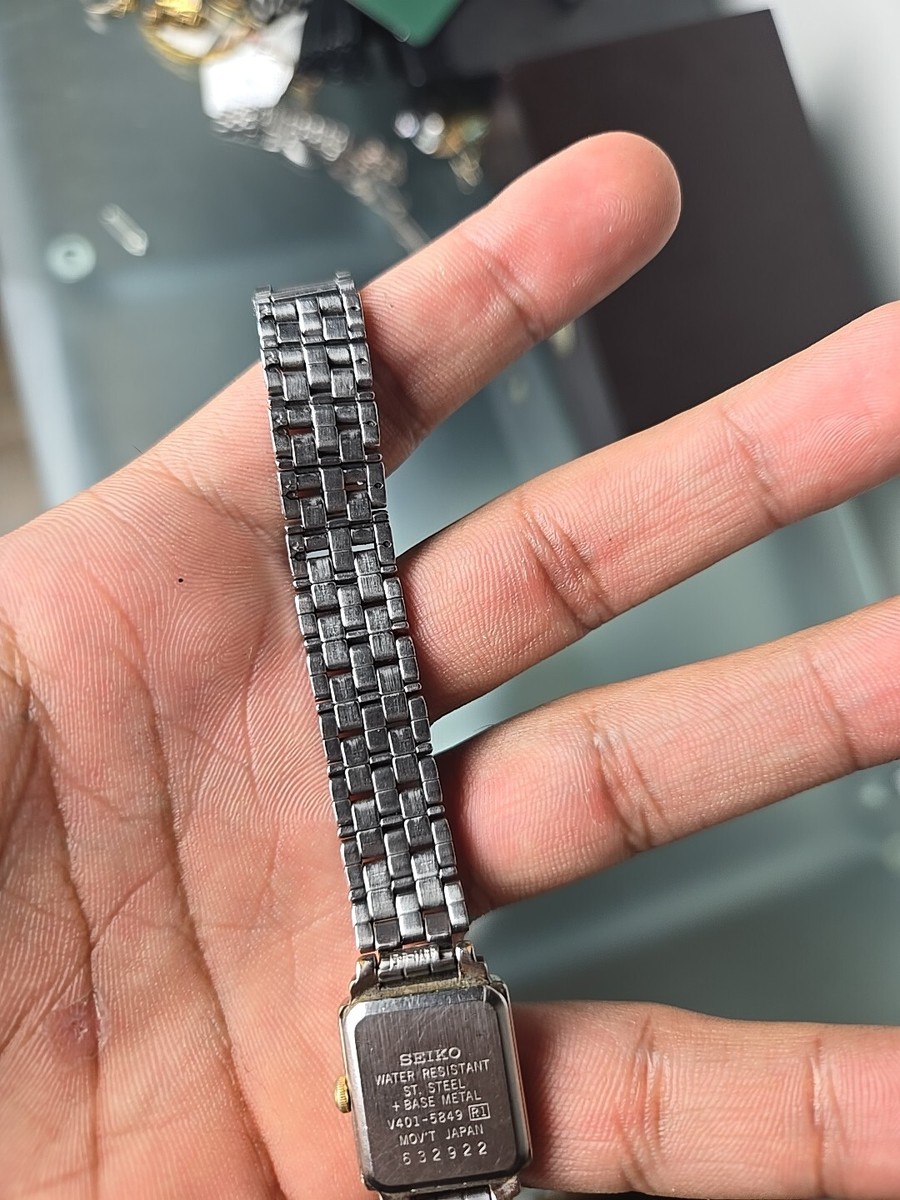 Seiko V401-5849 R1 Japan Wr Vtg Rare Unique $7900 Retail MV