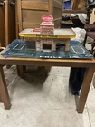 Rare 1950s Marx Happi Time Tin Service Center Sky-View Parking w/ Accessories
