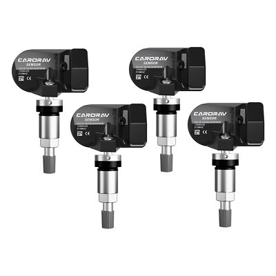 TPMS Sensor GM, 4-Pack Tire Pressure Monitoring System Sensor Replacement for...