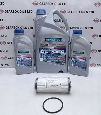 VW 0BH DQ500 7 SPEED AUTOMATIC GEARBOX 6L OIL & GENUINE FILTER SERVICE KIT