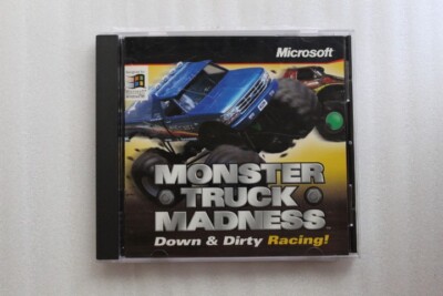 Monster Truck Madness Down & Dirty Racing! PC CD-ROM Windows 95 With Key