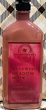 Bath  Body Works Aromatherapy Body Wash Foam Bath Meadow Walk Rose Magnolia