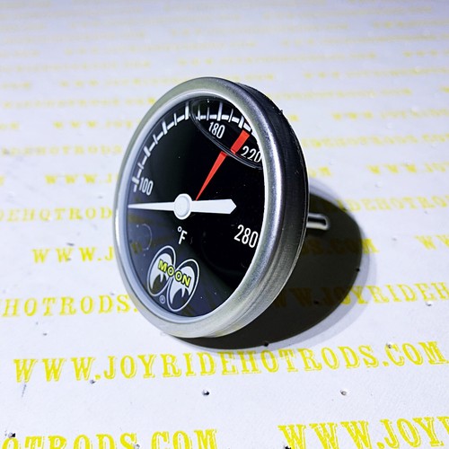 Direct Fit Engine TEMPERATURE Gauge 2 1/4" OD MOONEYES Liquid