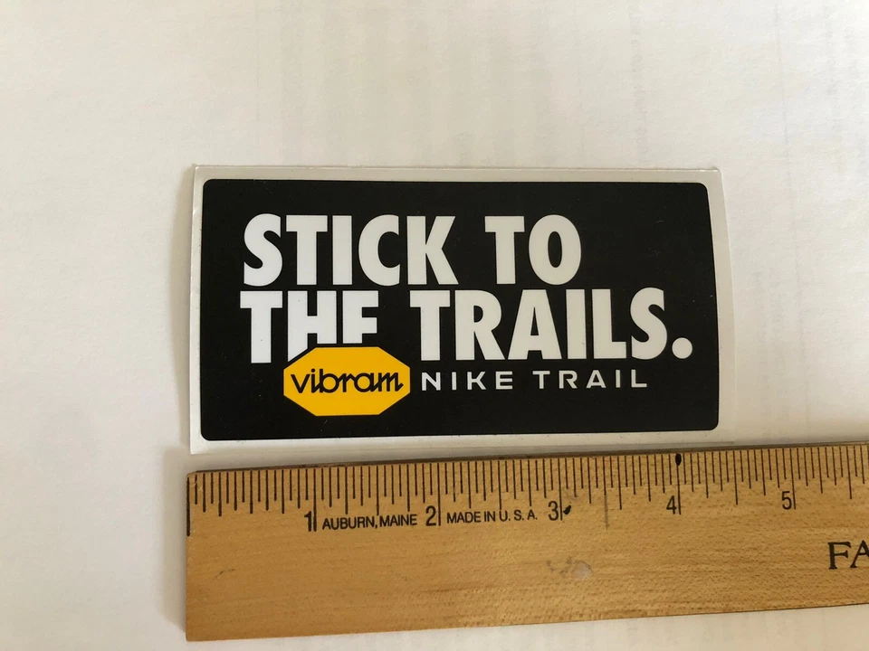 Nike Trail Racing Sticker Vibram from "Nike ZoomX Ultrafly Trail" shoes