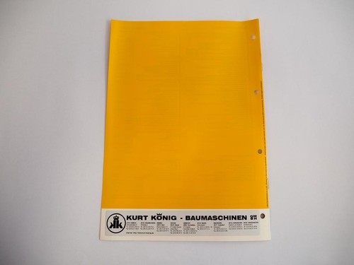 Prospekt Liebherr L564 Radlader Technische Beschreibung 1997 Label - Bild 2 von 2