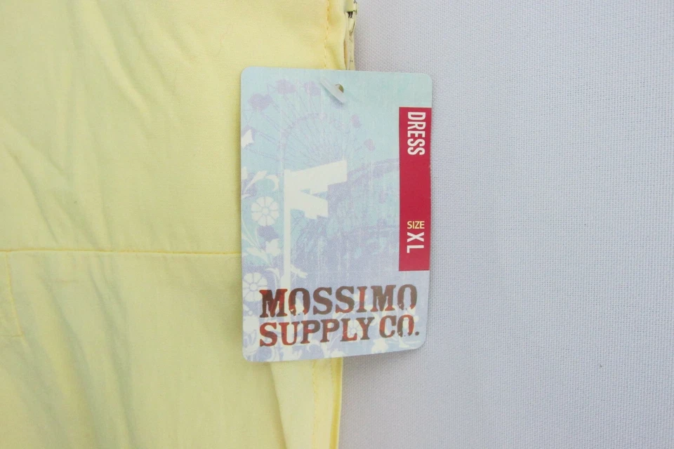 NWTs Mossimo Supply Co Dress Jumper Girls Size XL Pale Banana Yellow Size 16 - Image 4 of 4