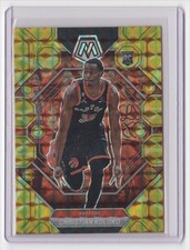 2022-23 Panini Mosaic Reactive Yellow Christian Koloko Rookie Toronto Raptors