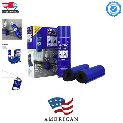 #ad Aero Disposable Pipe Freeze Kit with 2 Freezing Jackets for Plumbing Installa... $83.99