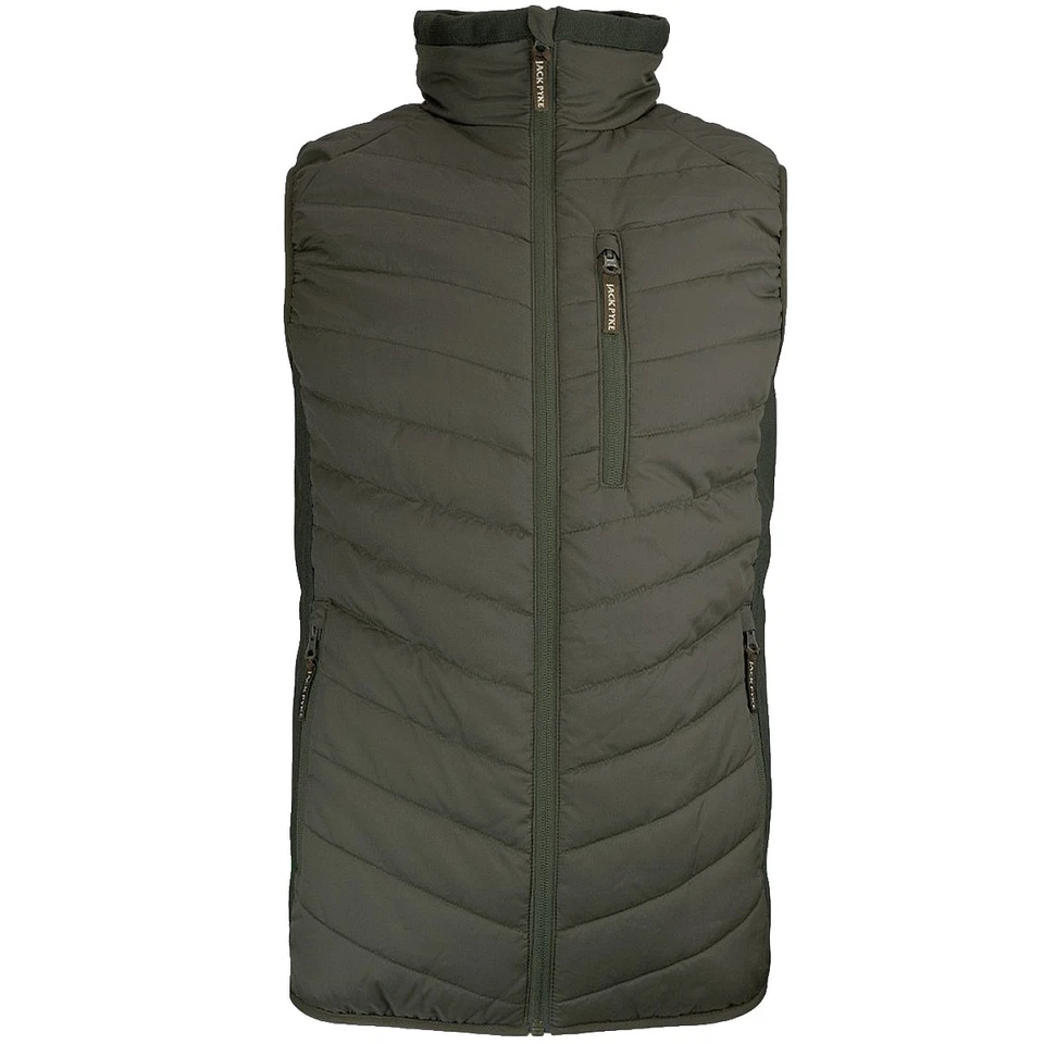 Jack Pyke Hybrid Gilet Hombre Cálido Chaleco Outdoor Calentador De Cuerpo Verde - Imagen 1 de 1