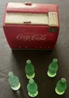 vintage Miniature Coca-Cola Coke advertising novelty sample cooler