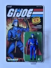 Super7 G.I. Joe ReAction + PLUS COBRA COMMANDER 3.75” Action Figure, UNPUNCHED