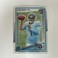 2025 Donruss Optic CAM WARD #293 Rated Rookie Base - Tennessee Titans