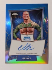 2025 Topps Chrome WWE Elton Prince Blue Brand Autographs #BBA-ELT 124/150