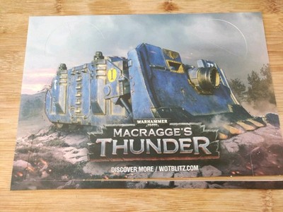 Warhammer Macragges Thunder World Of Tanks Blitz Werbe Panzerkarte