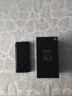 Xiaomi Mi Note 10 128 GB Auroragreen Grün Türkis Curved mit Hülle Zubehörpaket