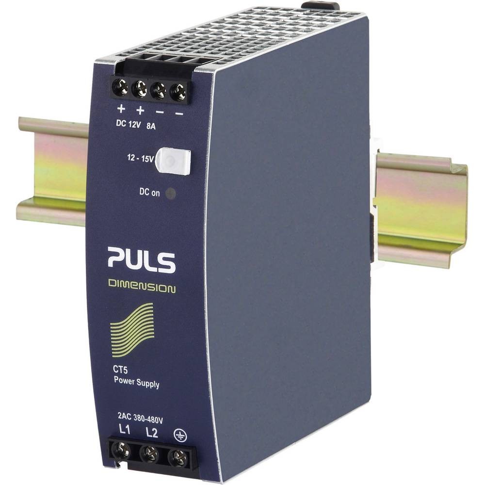 Alimentation rail DIN PULS DIMENSION CT5.121 15V 8A transformateur electrique 96W